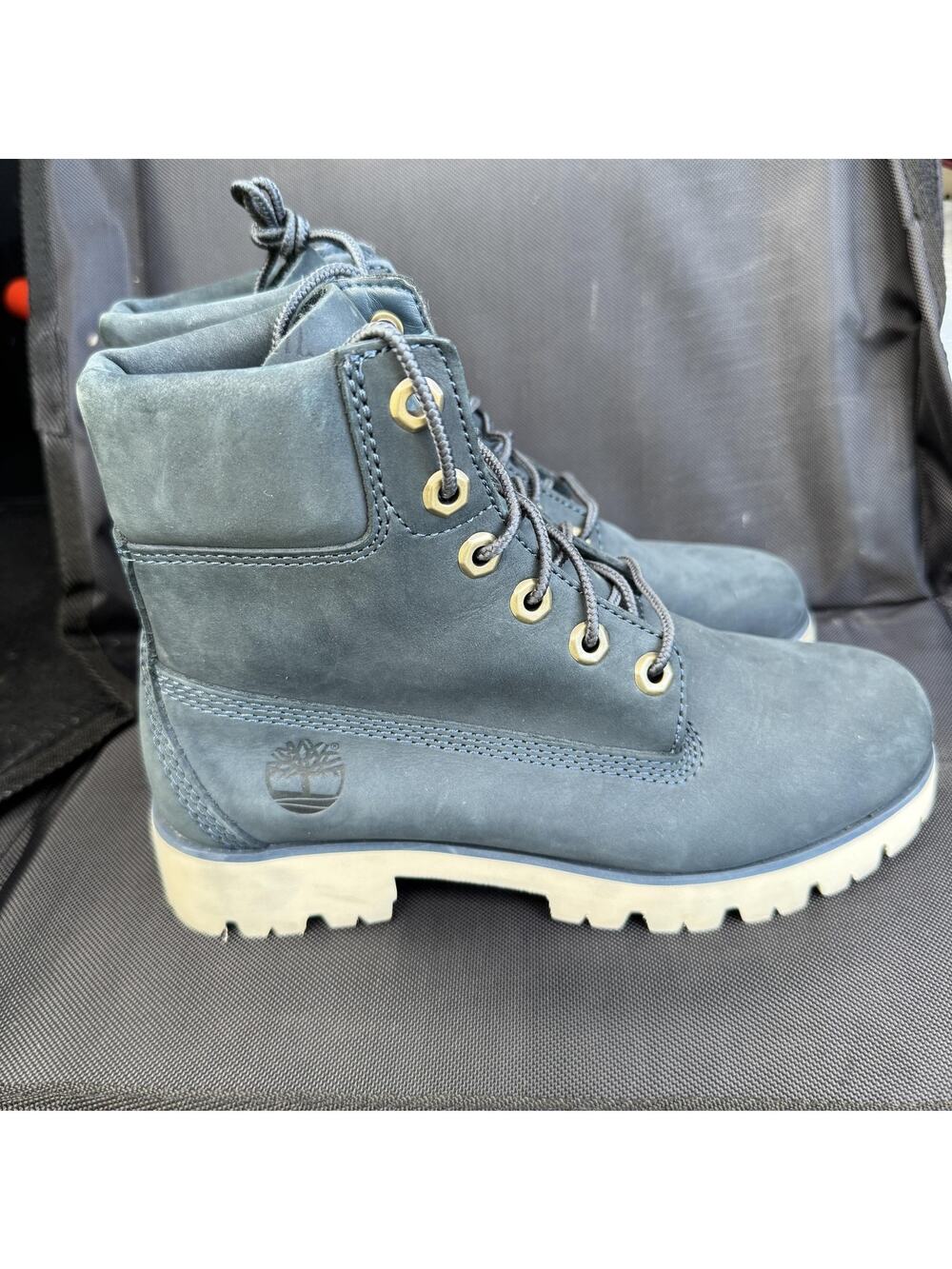 Timberland Heritage Lite 6 Inch Womens 5.5 Blue Waterproof Boots A2416